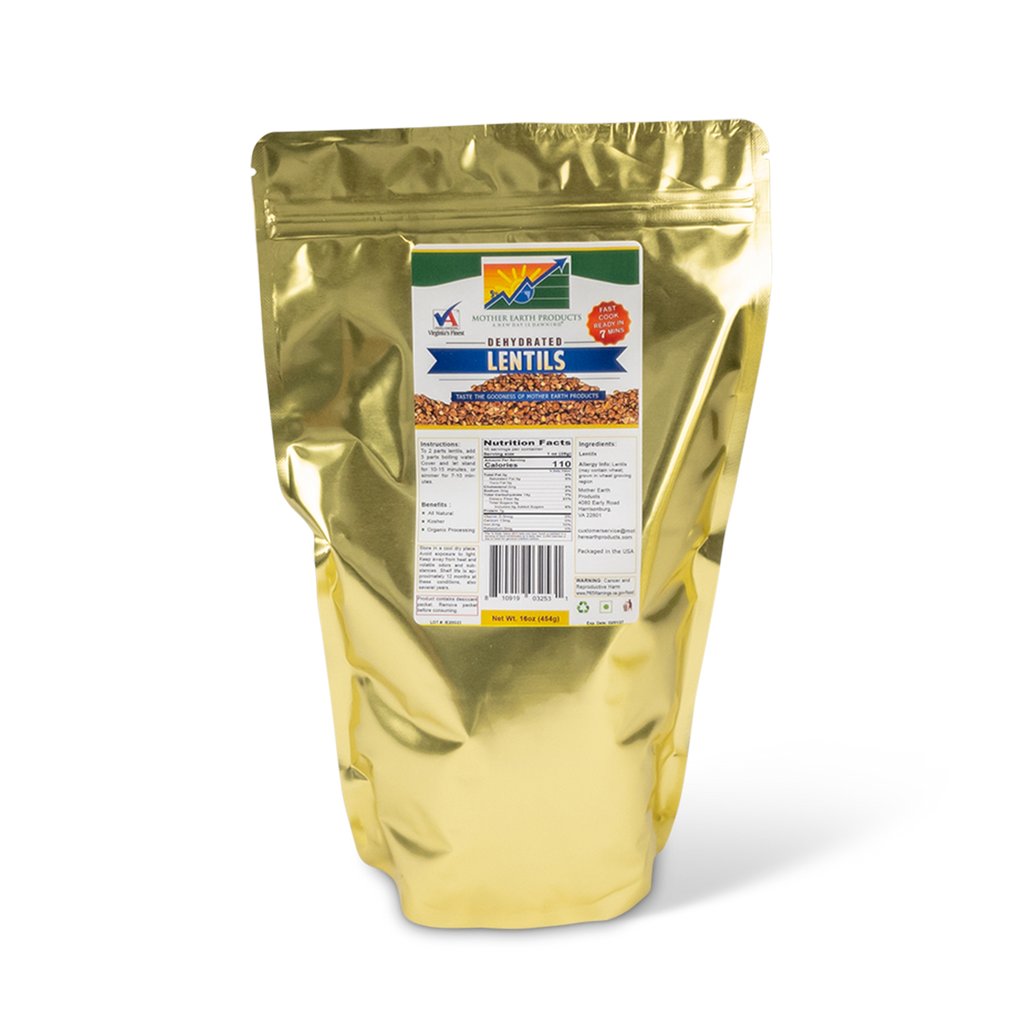 Dehydrated Lentils