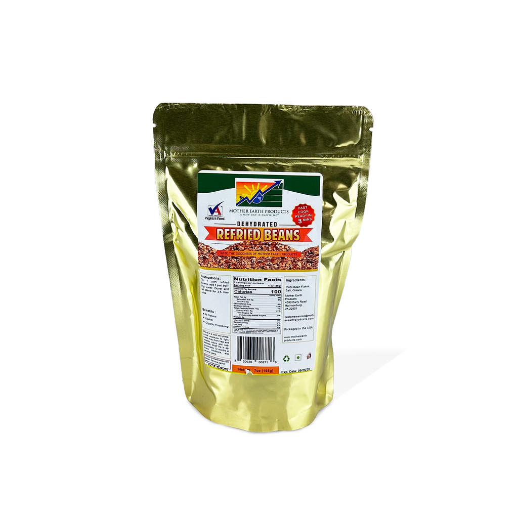 Dehydrated Refried Beans 2 Cup Mylar
