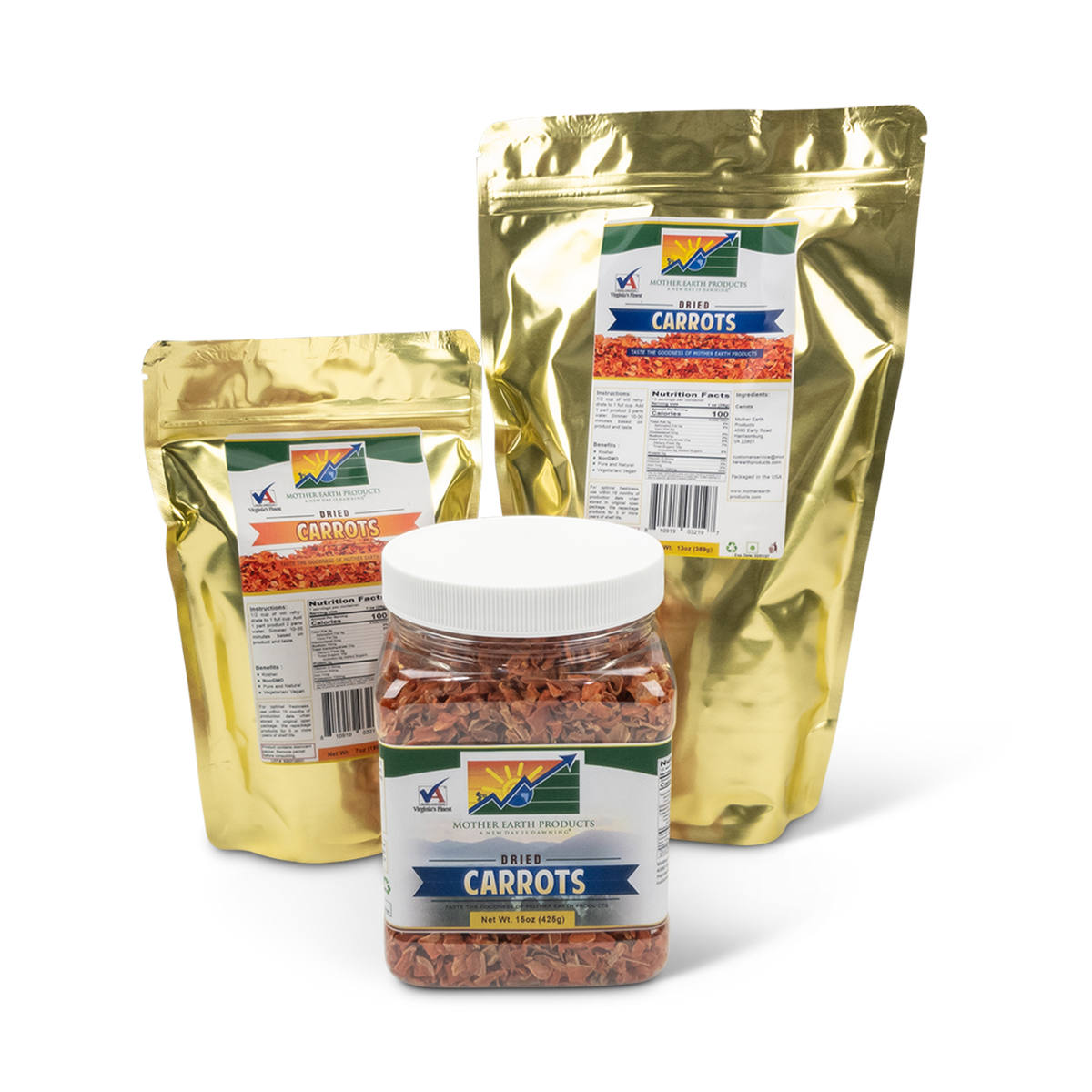 Dried Carrots