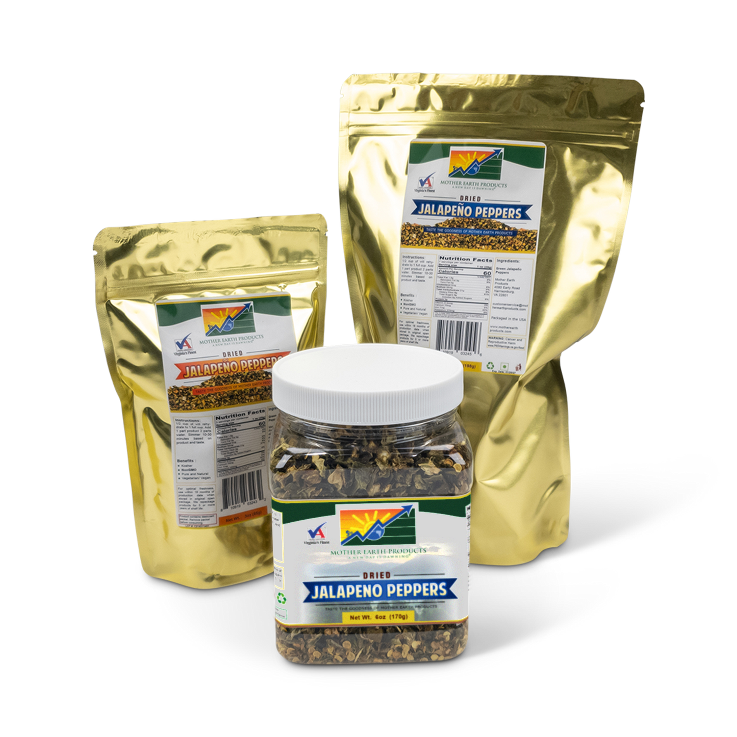 Dried Jalapeño Peppers