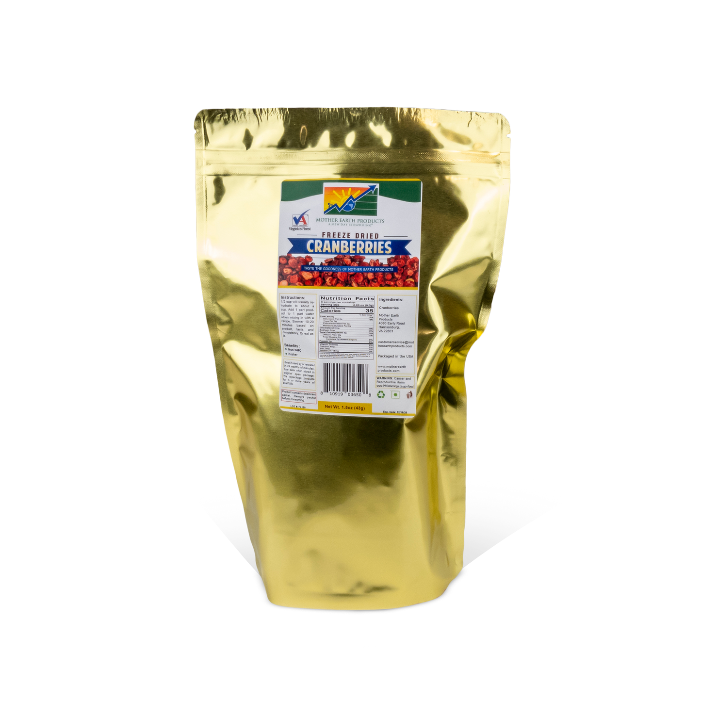 Freeze Dried Cranberries