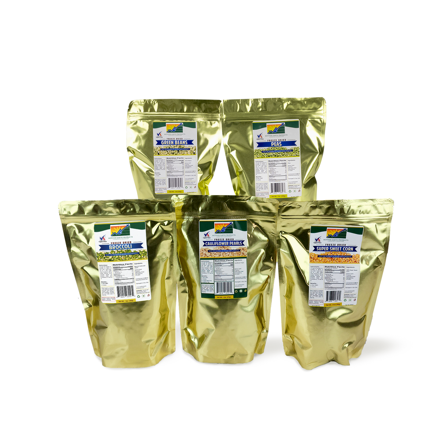 Freeze Dried Vegetable Kit