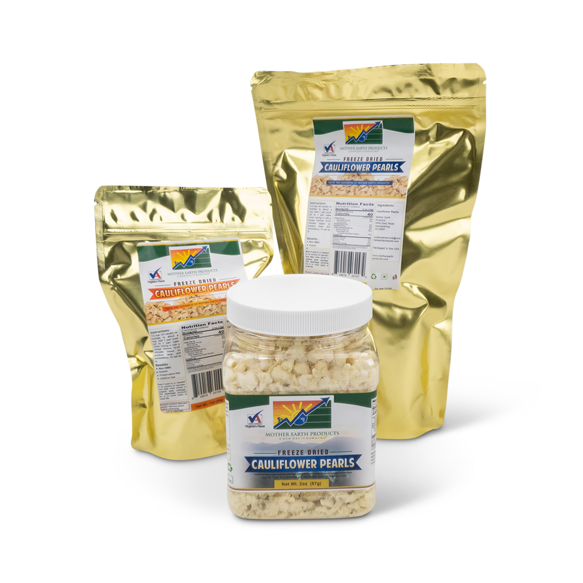 Freeze Dried Cauliflower Pearls