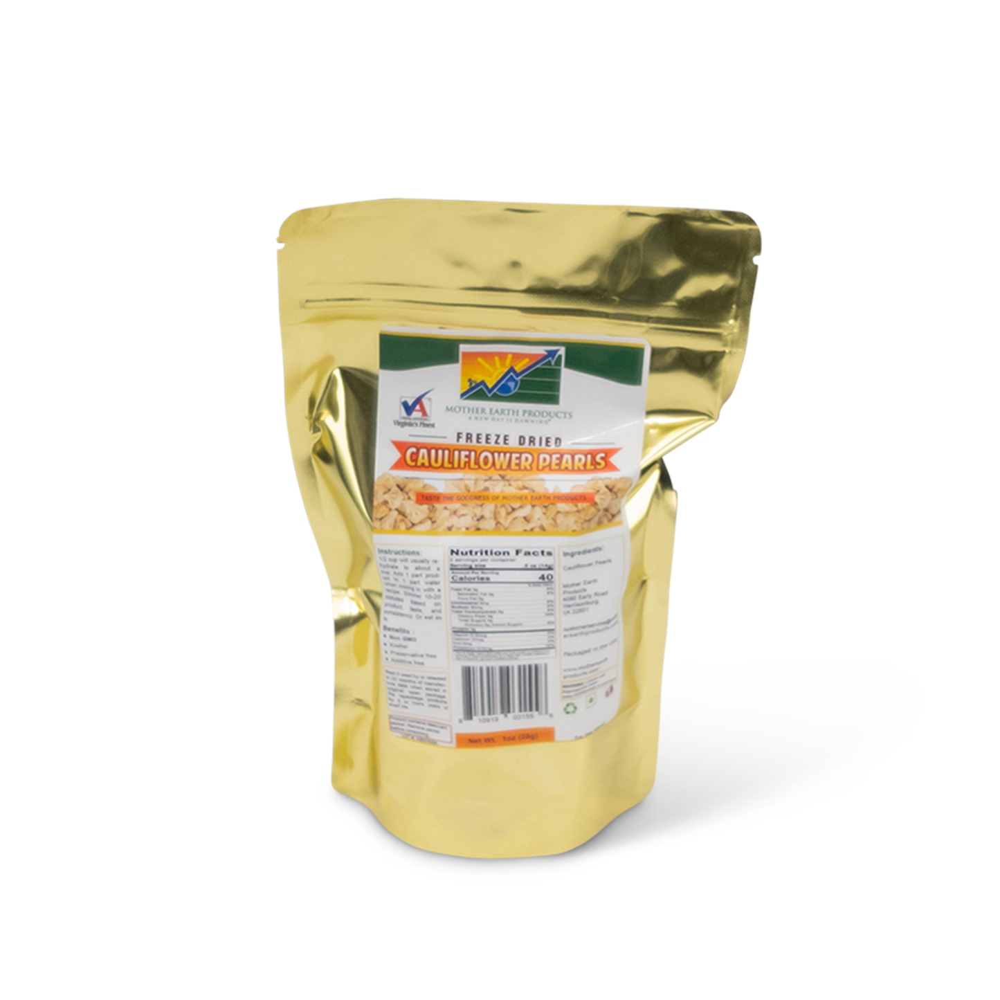 Freeze Dried Cauliflower Pearls