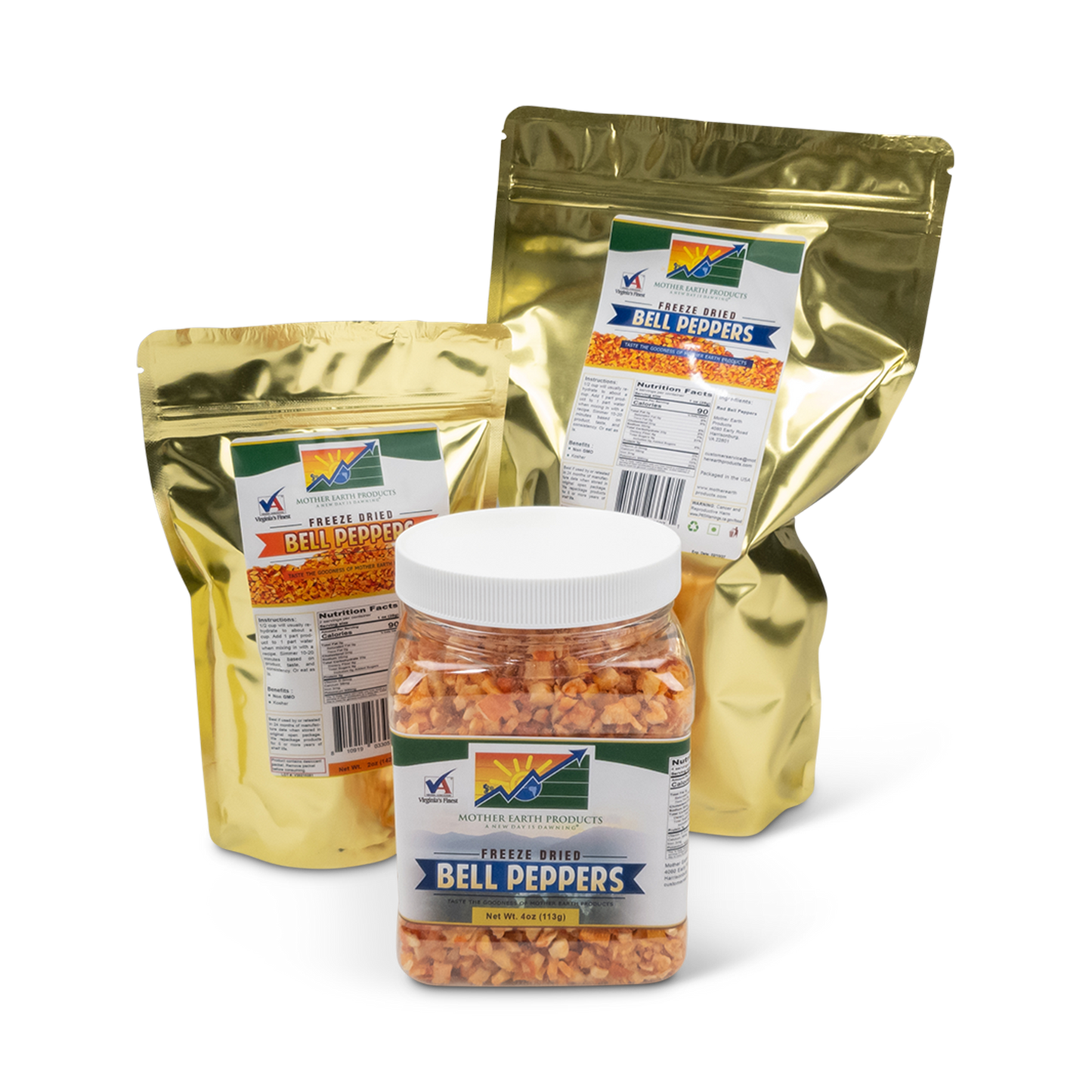 Freeze Dried Bell Peppers (Red)