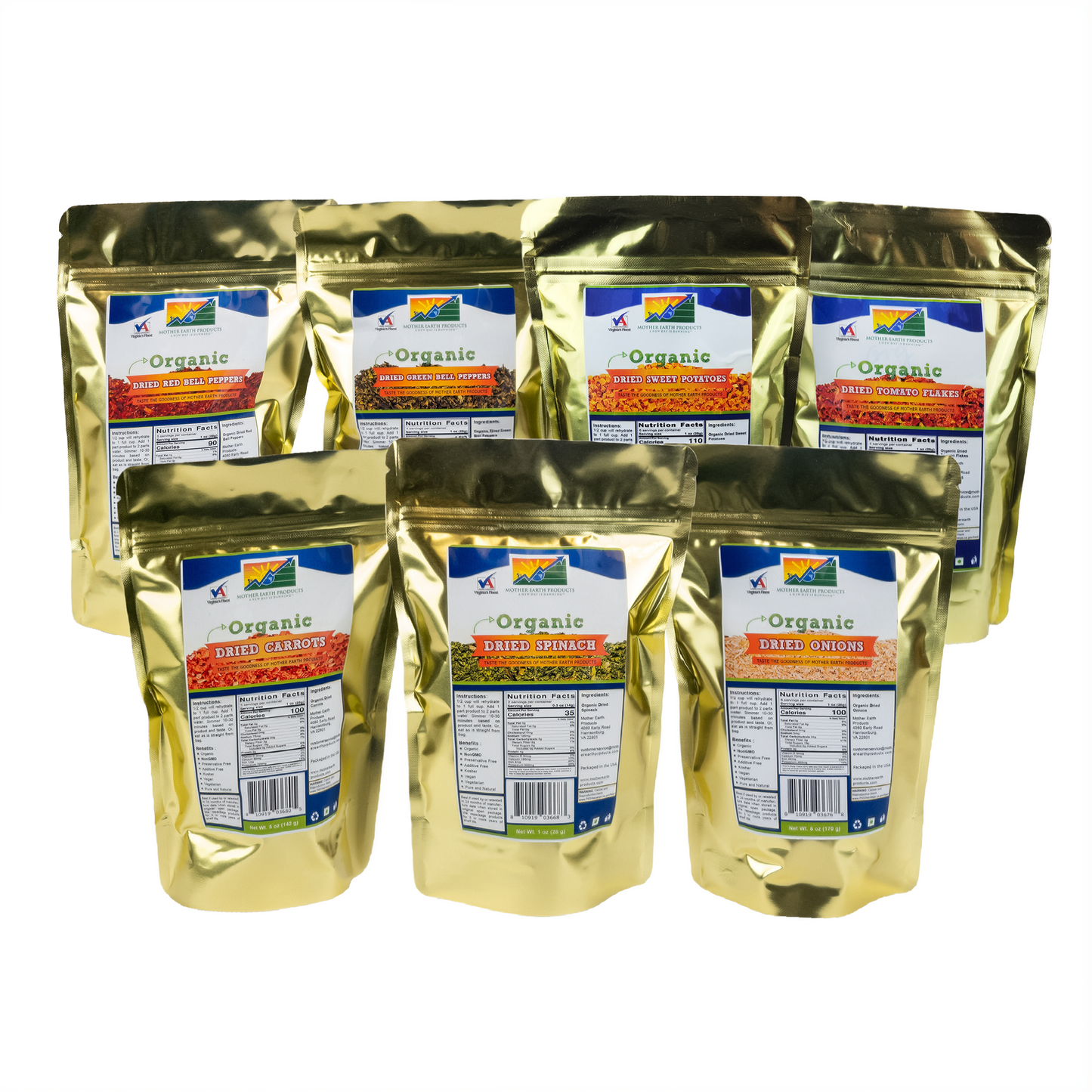 Organic Dried Kit: 2 Cup Mylar
