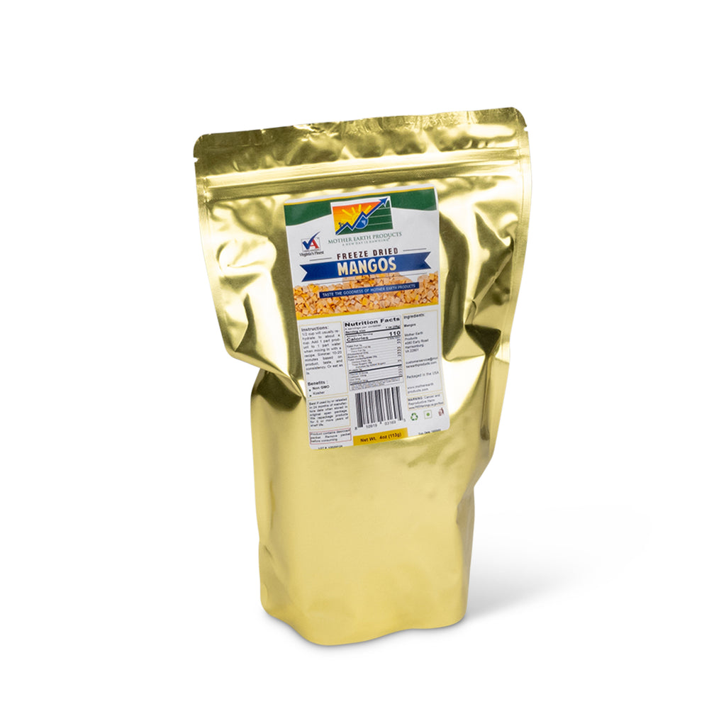 Freeze Dried Mangos Quart Mylar