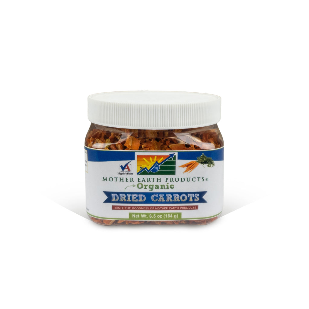 Organic Dried Carrots 2 Cup Jar