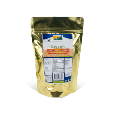Organic Dried Onions 2 Cup Mylar
