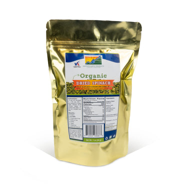 Organic Dried Spinach 2 Cup Mylar