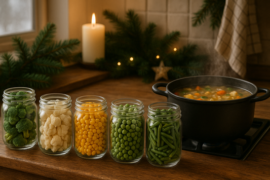 Stock Your December Pantry: Cozy Winter Meals Using Freeze-Dried & Dried Vegetables