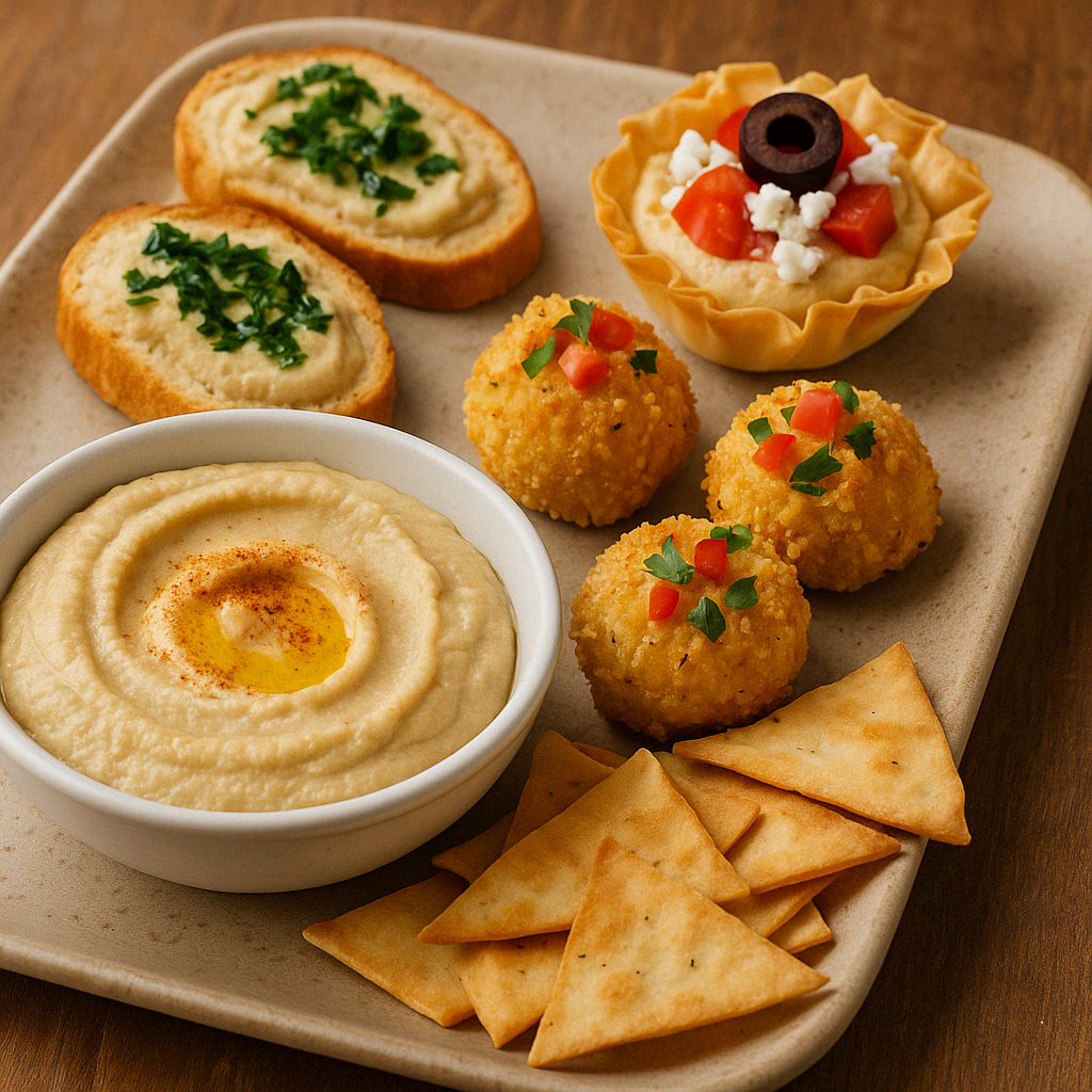 4 Quick & Easy Holiday Appetizers with Instant Hummus to Serve at Your Christmas Party