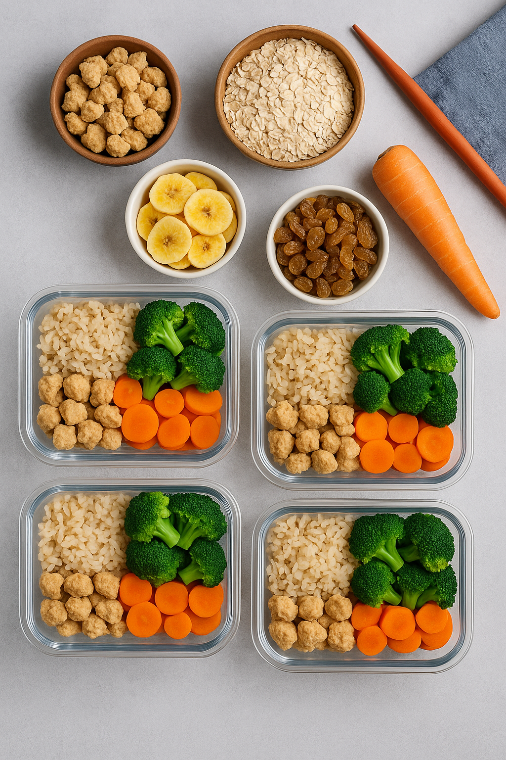 January Meal Prep with Dried Foods