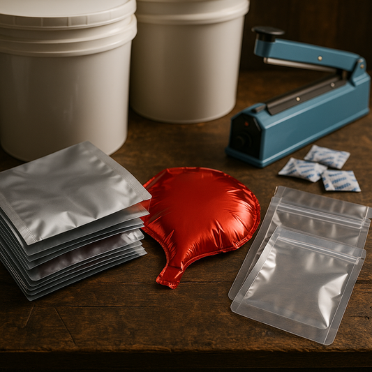 Choosing the Right Mylar® Bags for Food Storage: What Every Prepper Needs to Know