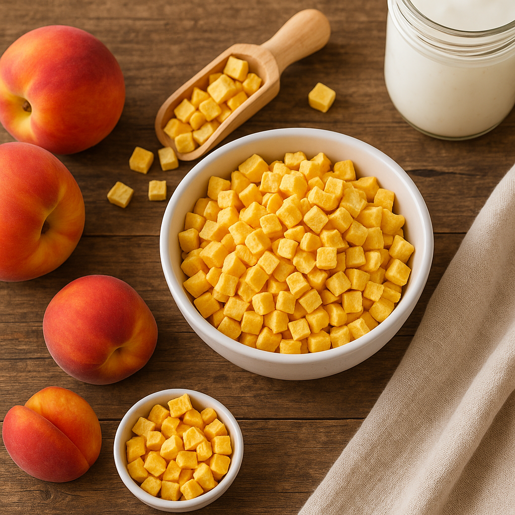 4 Reasons Why You should try our Freeze Dried Peach Dices