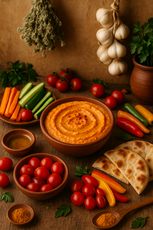 3 Ways to Use Our Instant Roasted Red Pepper Hummus Mix