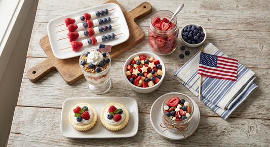 Red, White & Blue: 4th of July Fruit Recipes Using Freeze-Dried Fruit