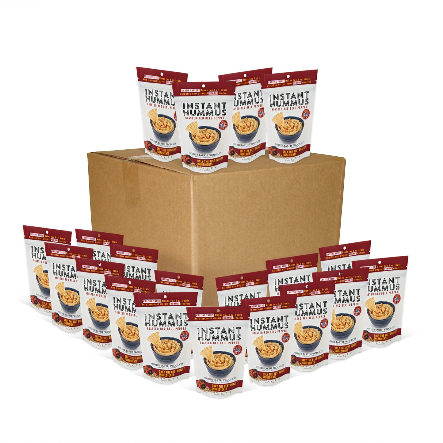 5 oz Instant Roasted Red Pepper Hummus Mix