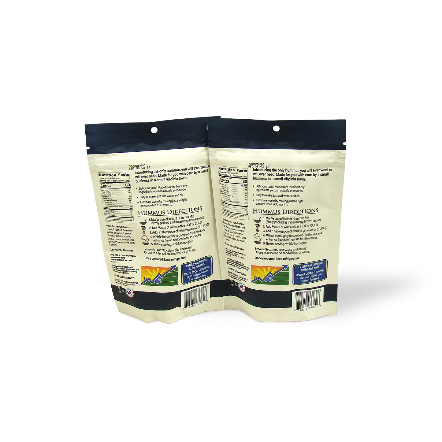 5 oz Hummus Mix Twin-Pack - Classic Original
