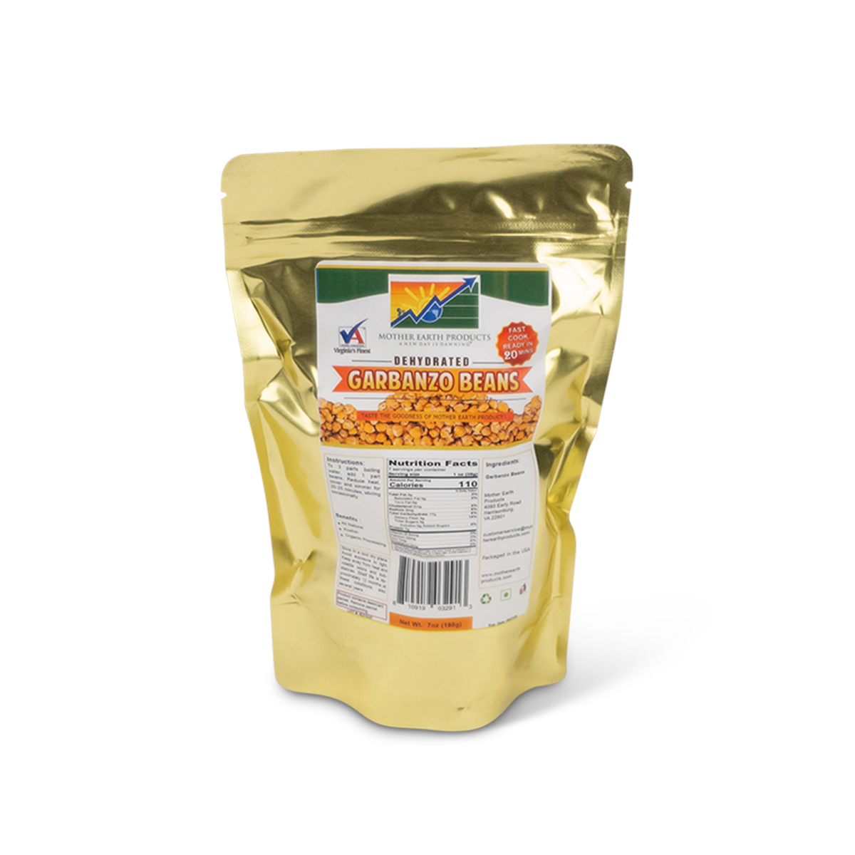 Dehydrated Garbanzo Beans