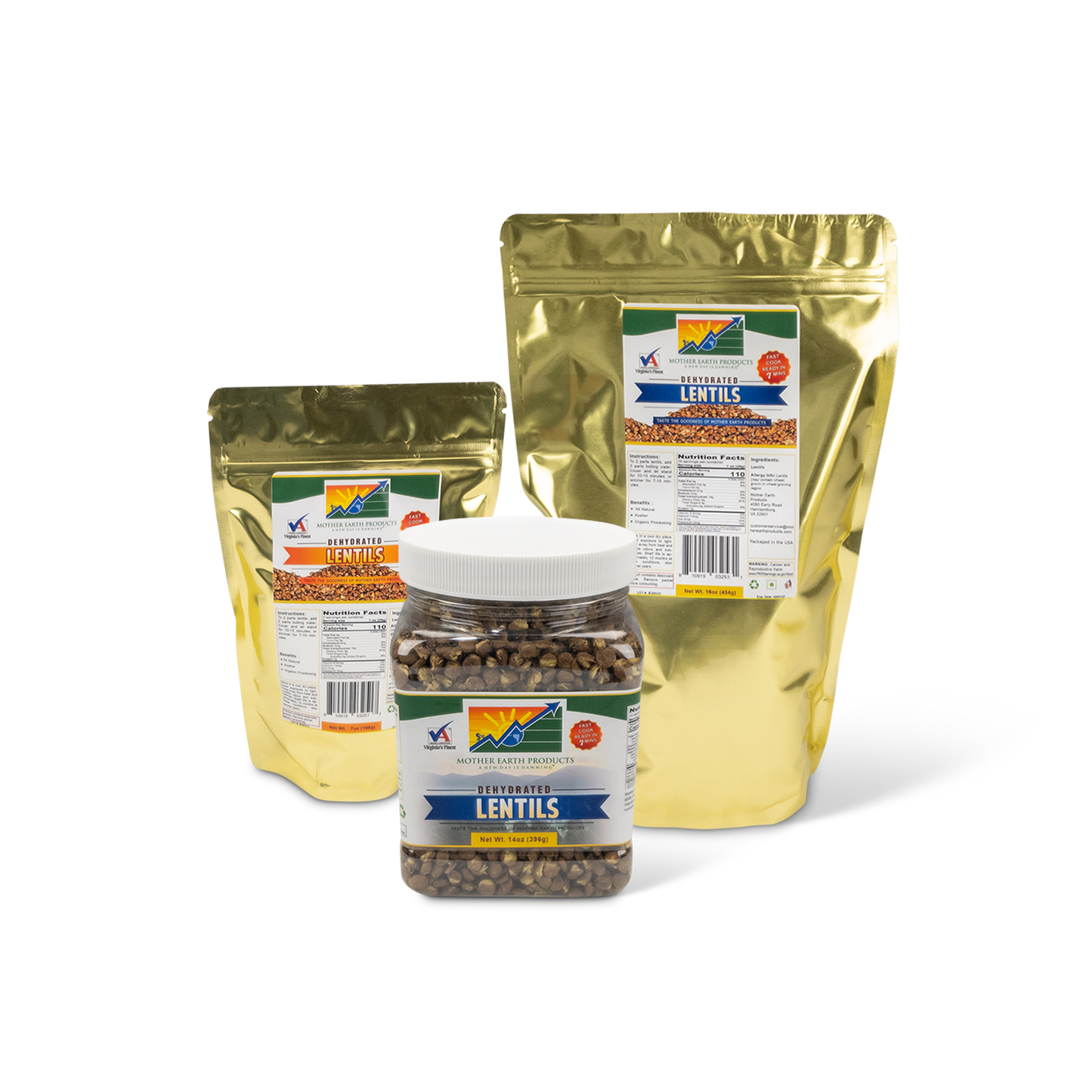 Dehydrated Lentils