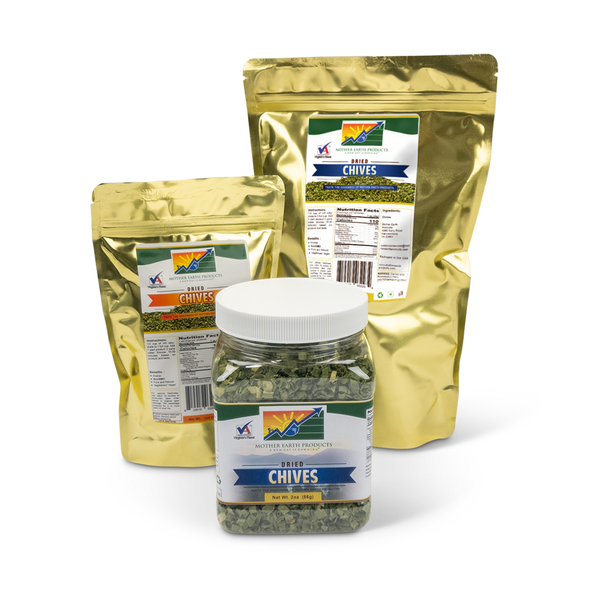 Dried Chives | Dried Vegetables | Mother Earth Products