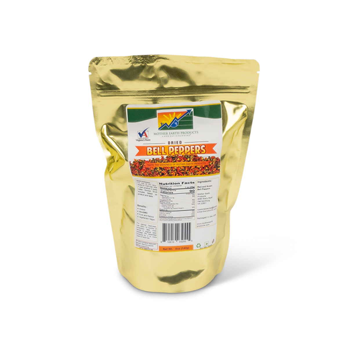 Dried Bell Peppers (mixed)
