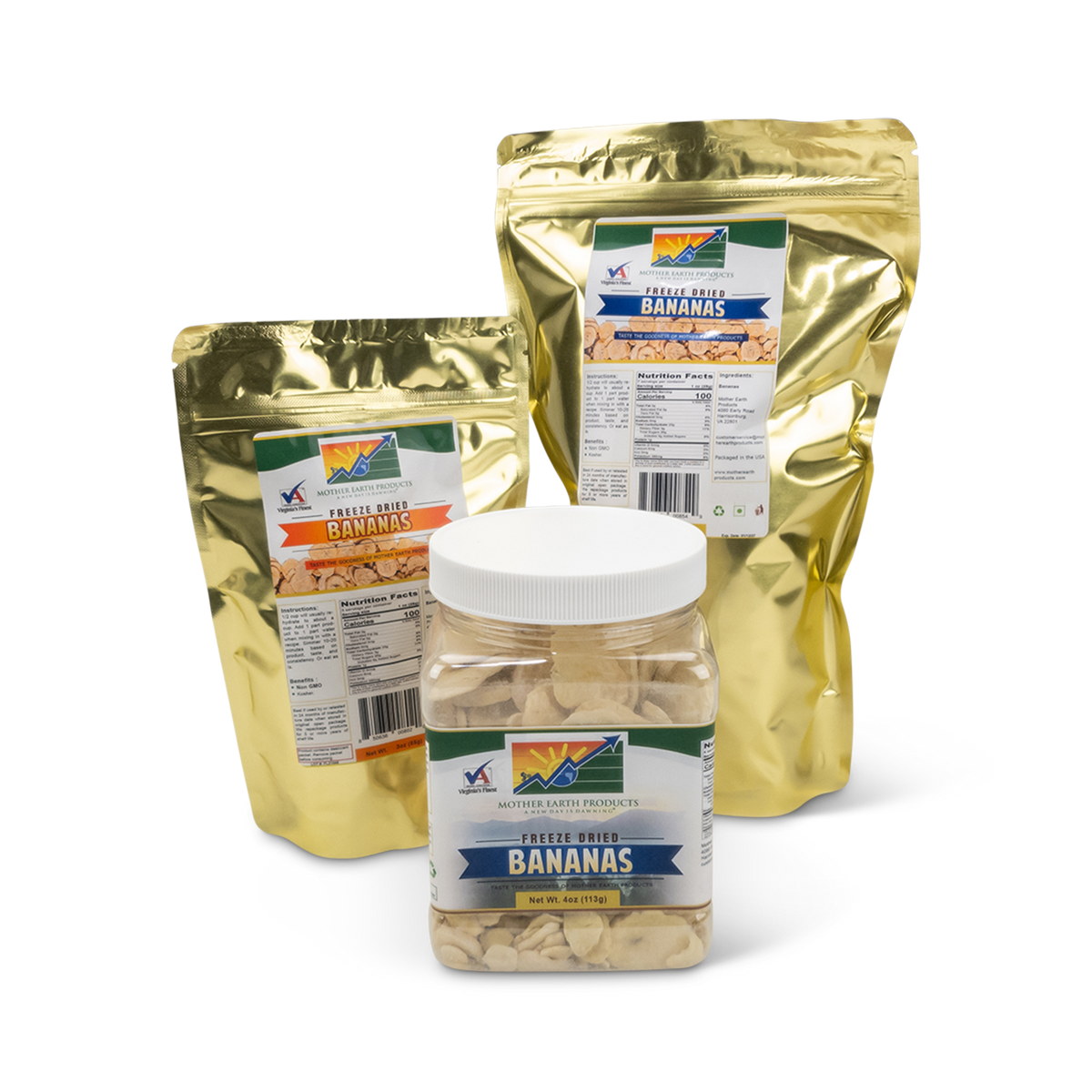 Freeze Dried Bananas