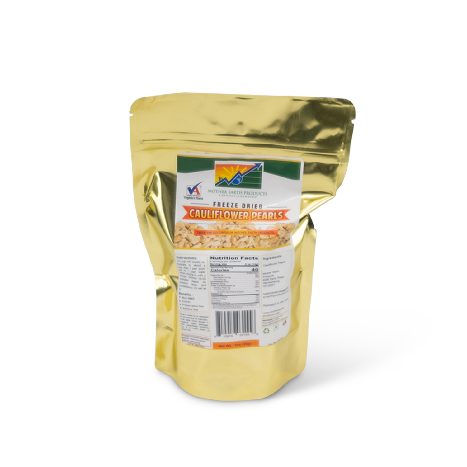 Cerebellum Processor Cold Foil 3枚セット Freeze Dried Cauliflower Pearls | Mother Earth Products