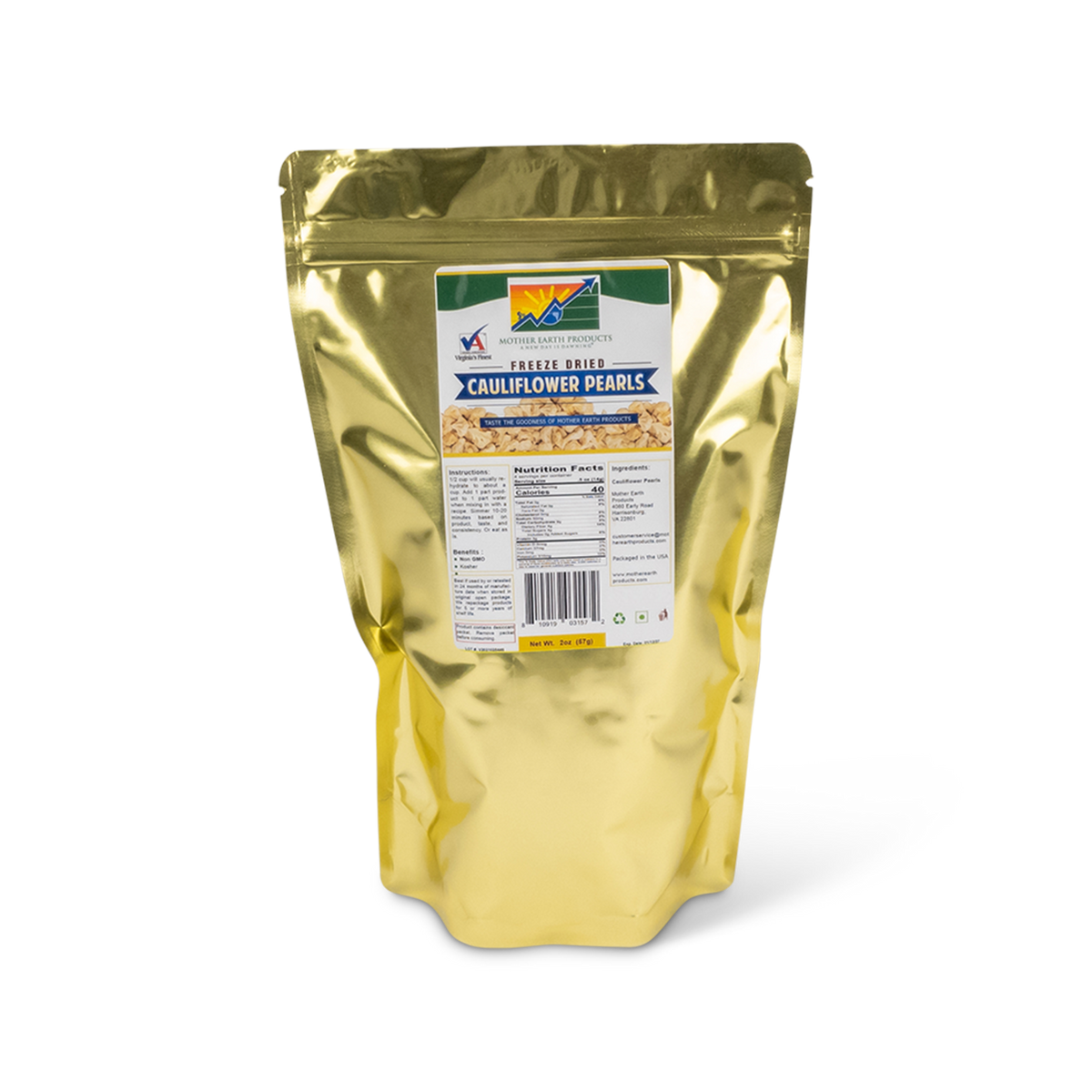 Freeze Dried Cauliflower Pearls