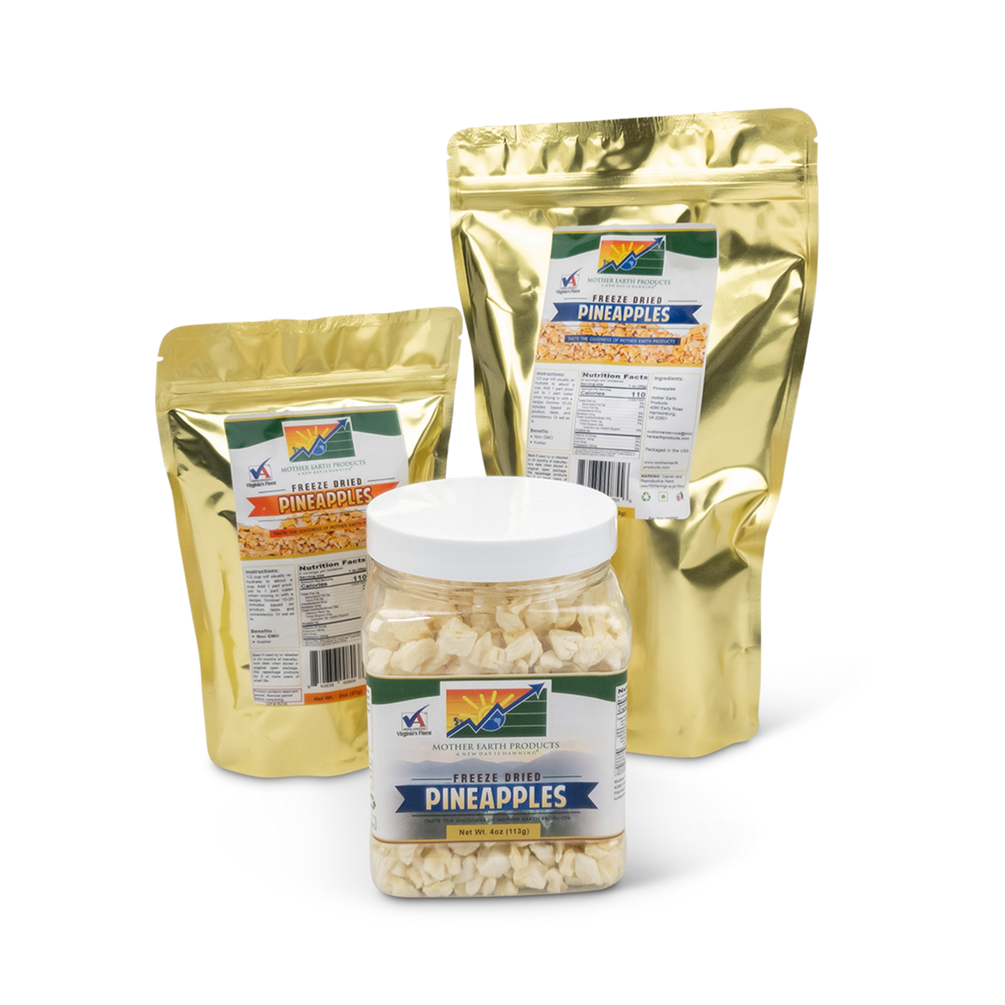 Freeze Dried Pineapples