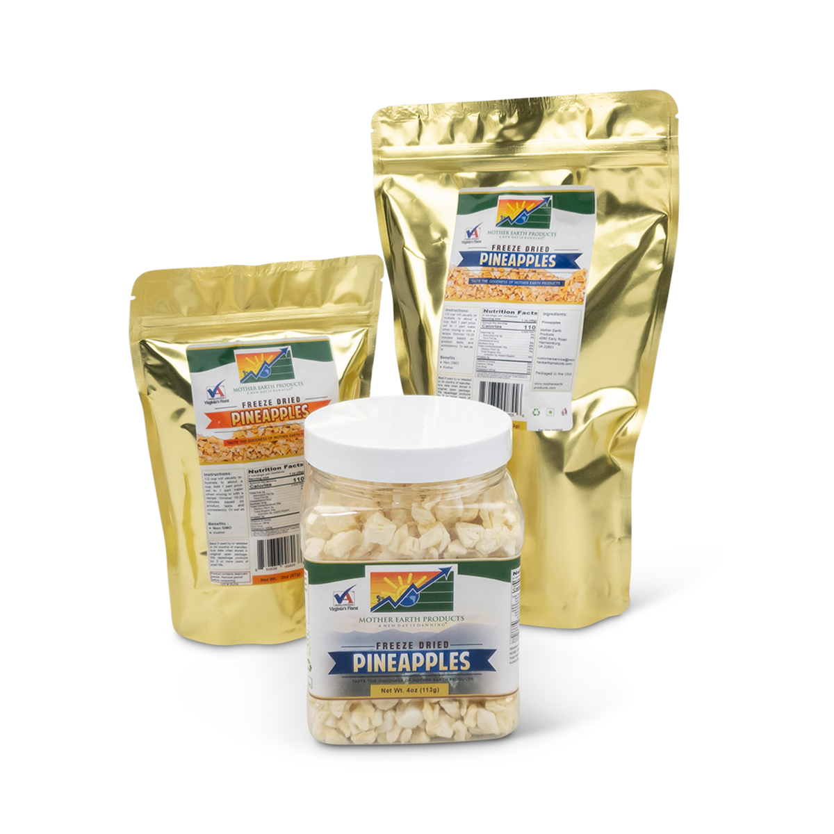Freeze Dried Pineapples