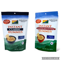 10 oz Hummus Combo - Classic Original + Roasted Red Pepper
