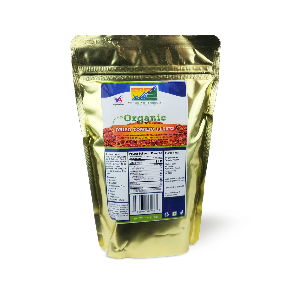Organic Dried Tomato Flakes