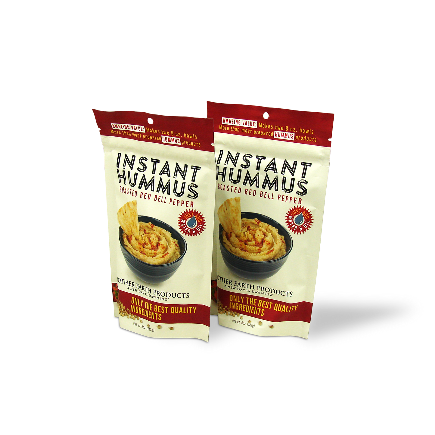 5 oz Hummus Mix Twin-Pack - Roasted Red Pepper