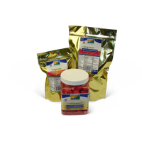 Organic Crunchy Strawberries Mylar and Jar