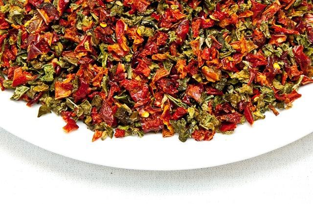 Dried Mixed Bell Peppers Bowl