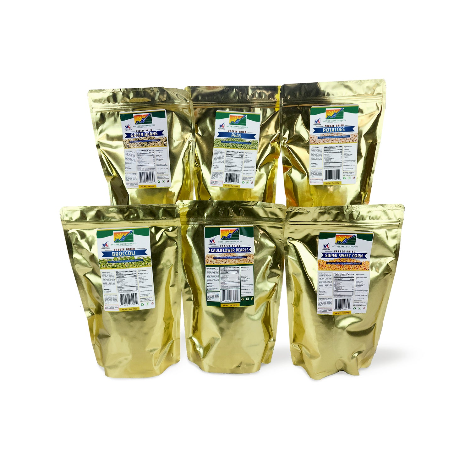 Freeze Dried Vegetable Kit