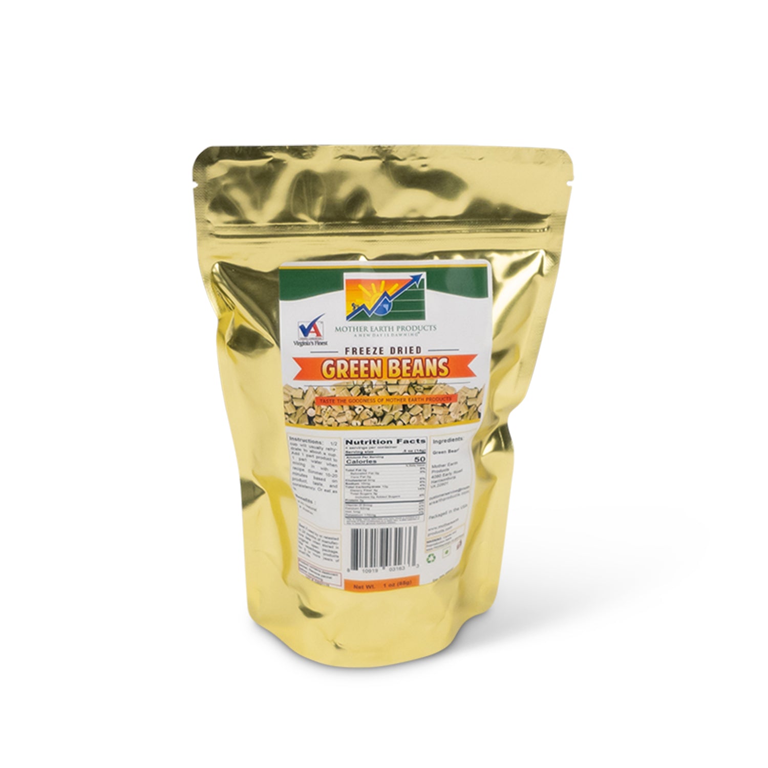 Freeze Dried Green Beans | Mother Earth Products