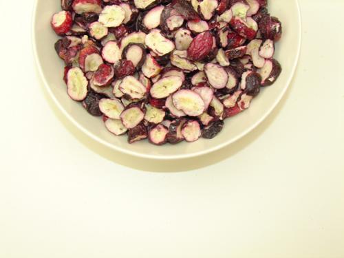 Freeze Dried Red Grape Halves Bowl