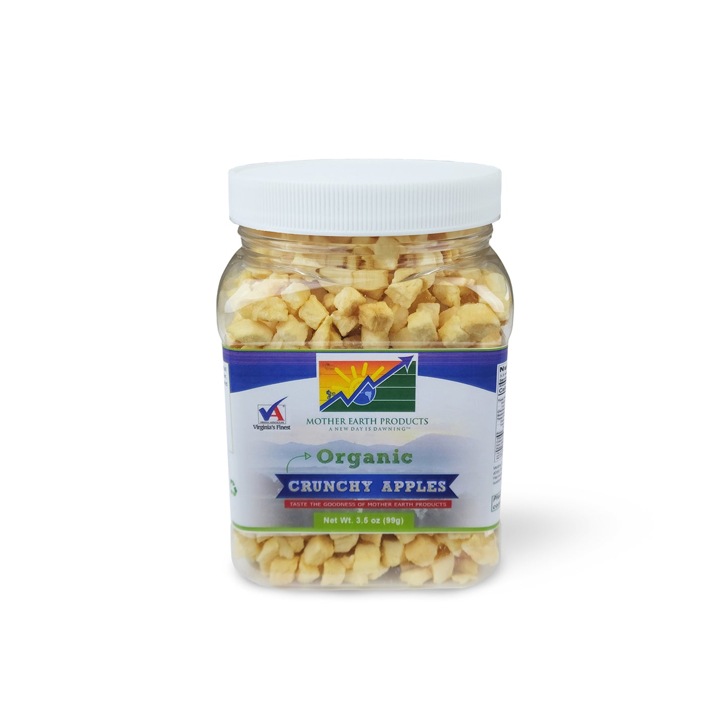 Organic Crunchy Apples Quart Jar