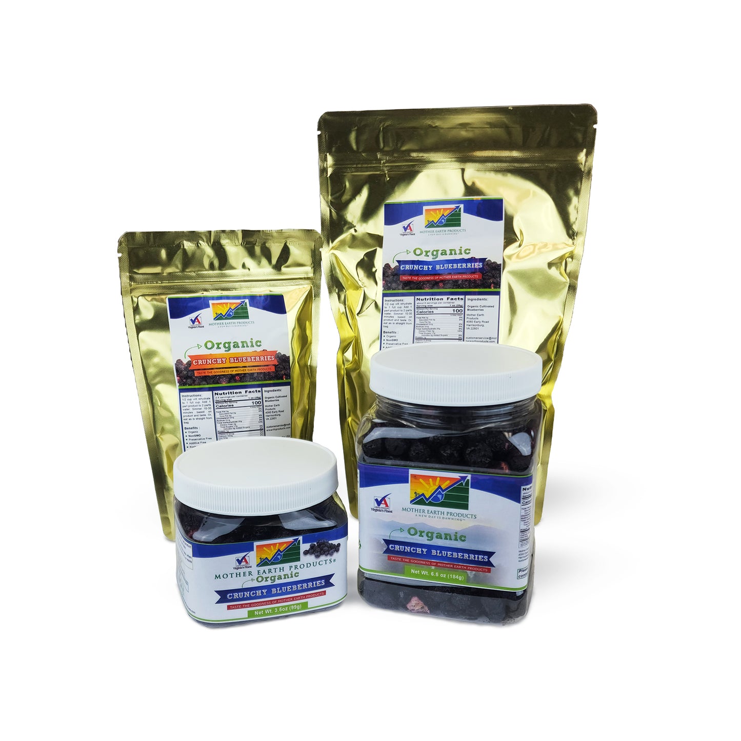 Organic Crunchy Blueberries Group