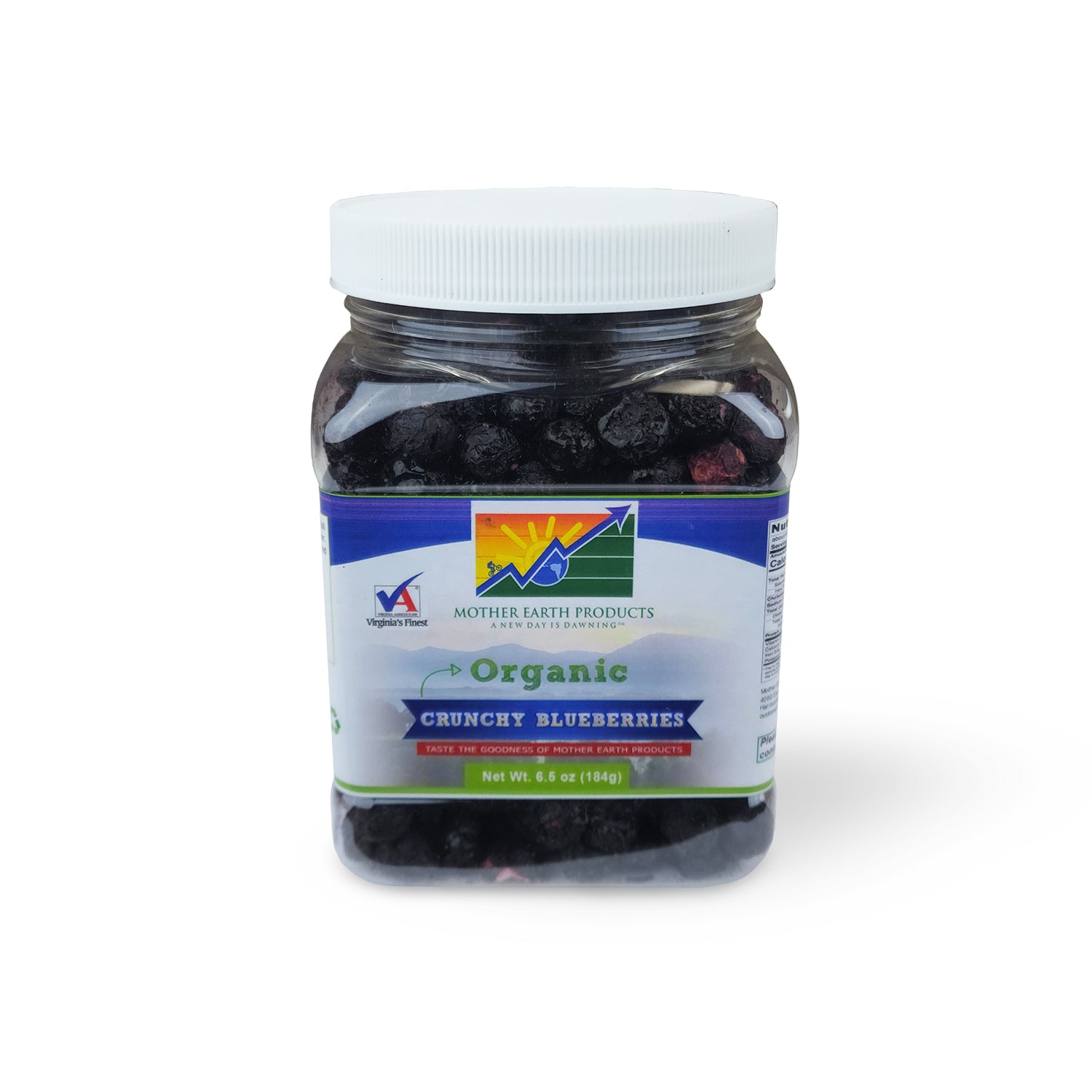 Organic Crunchy Blueberries Quart Jar