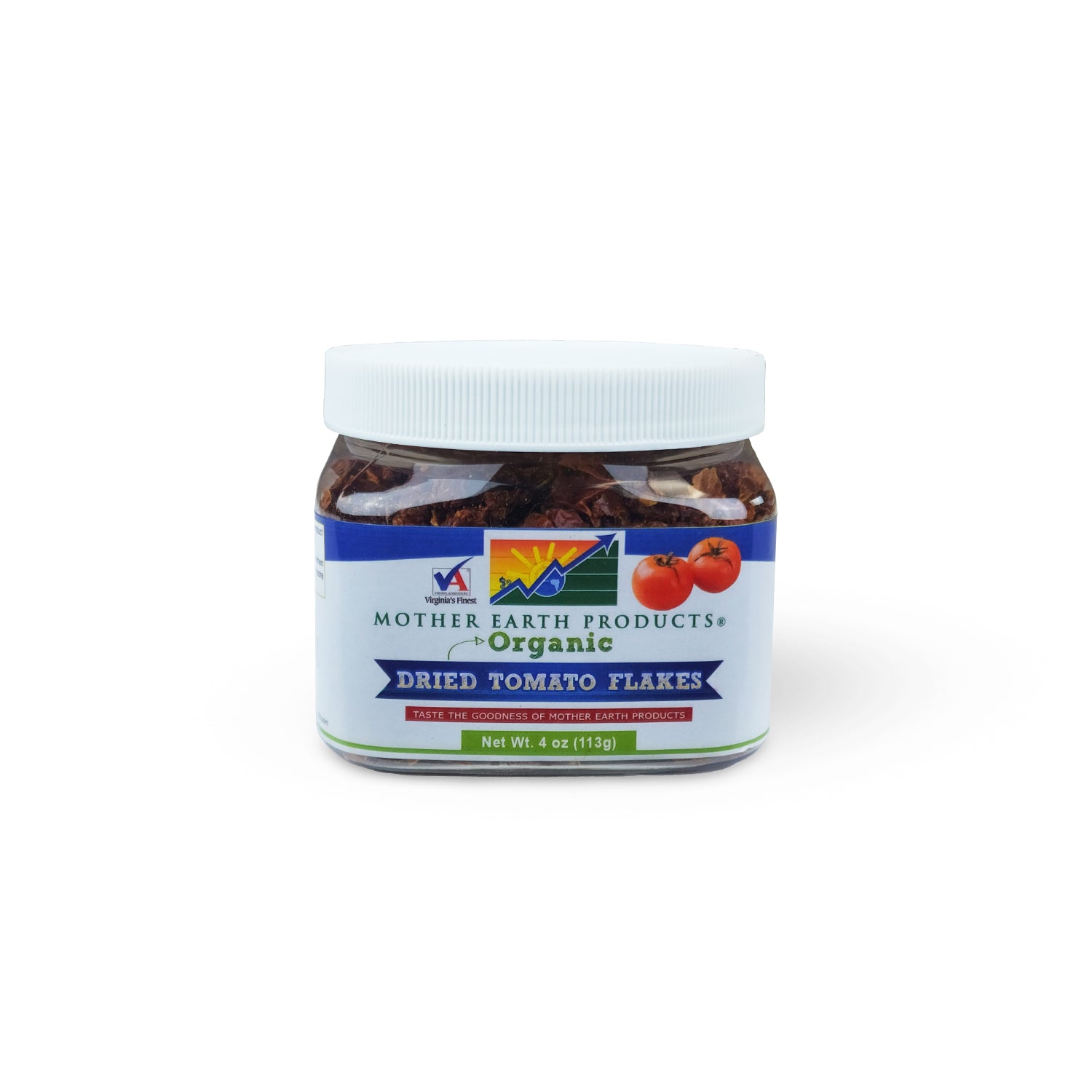 Organic Dried Tomato Flakes 2 Cup Jar