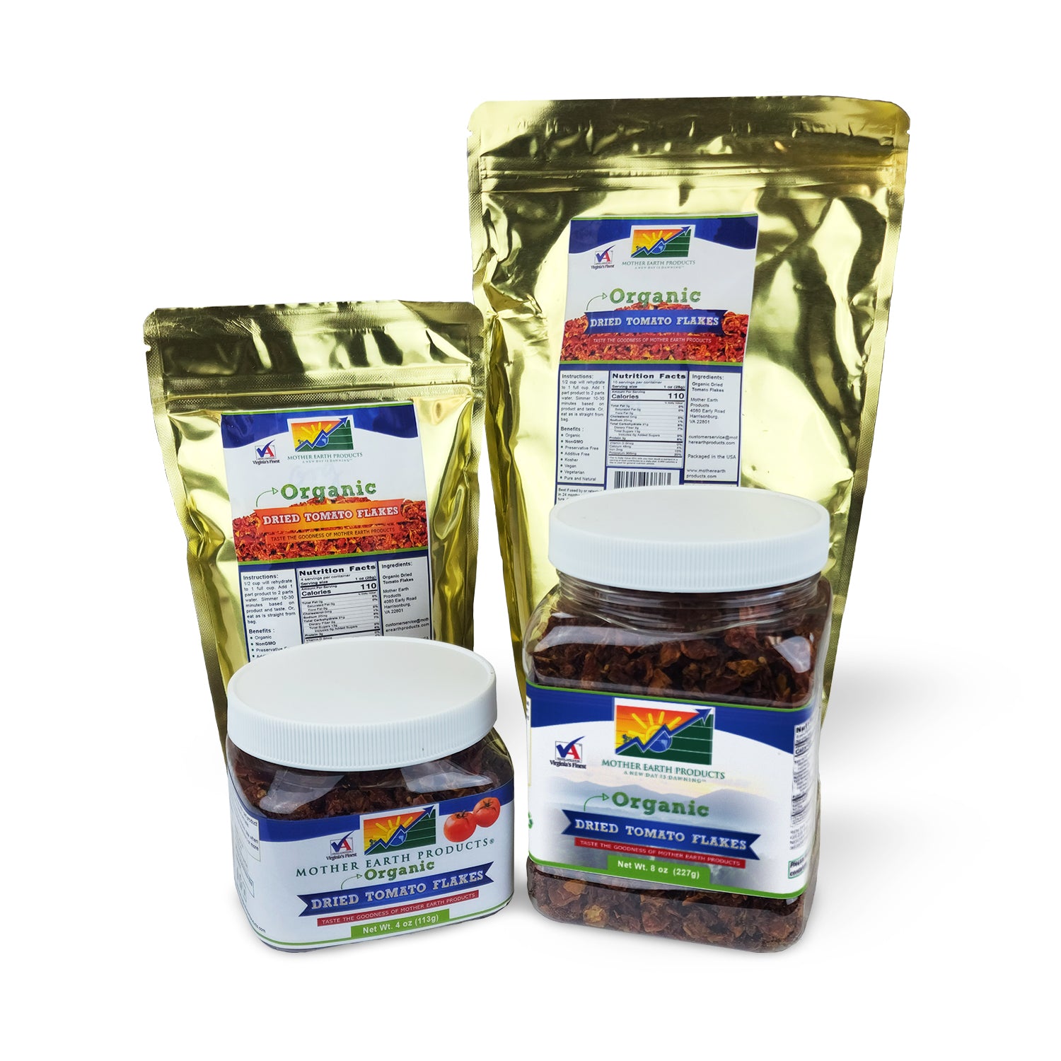 Organic Dried Tomato Flakes Group